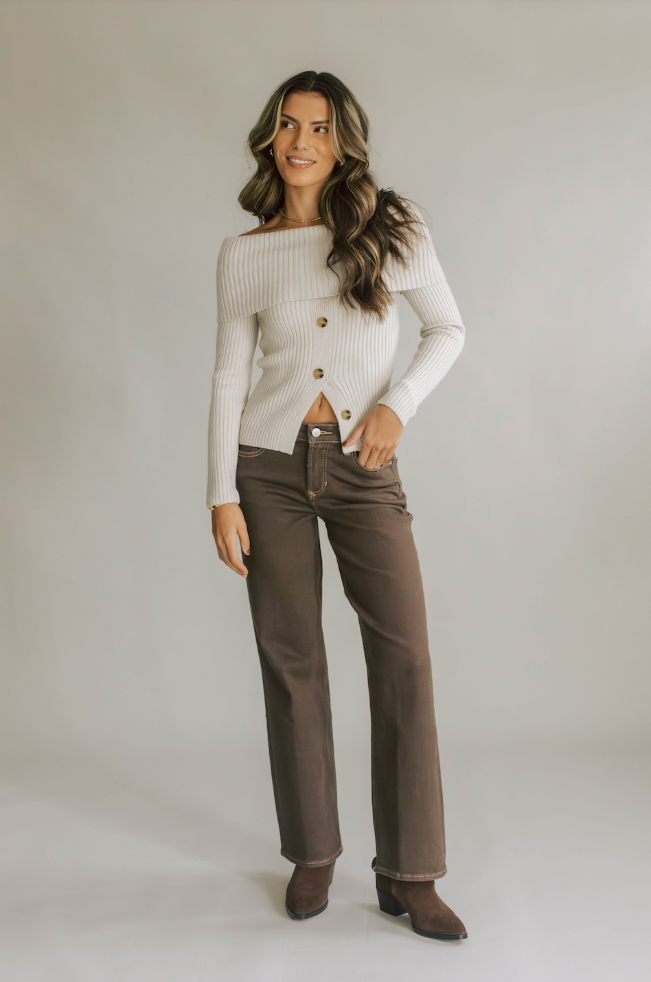 Pre-Order Taylor Chocolate Straight Jean