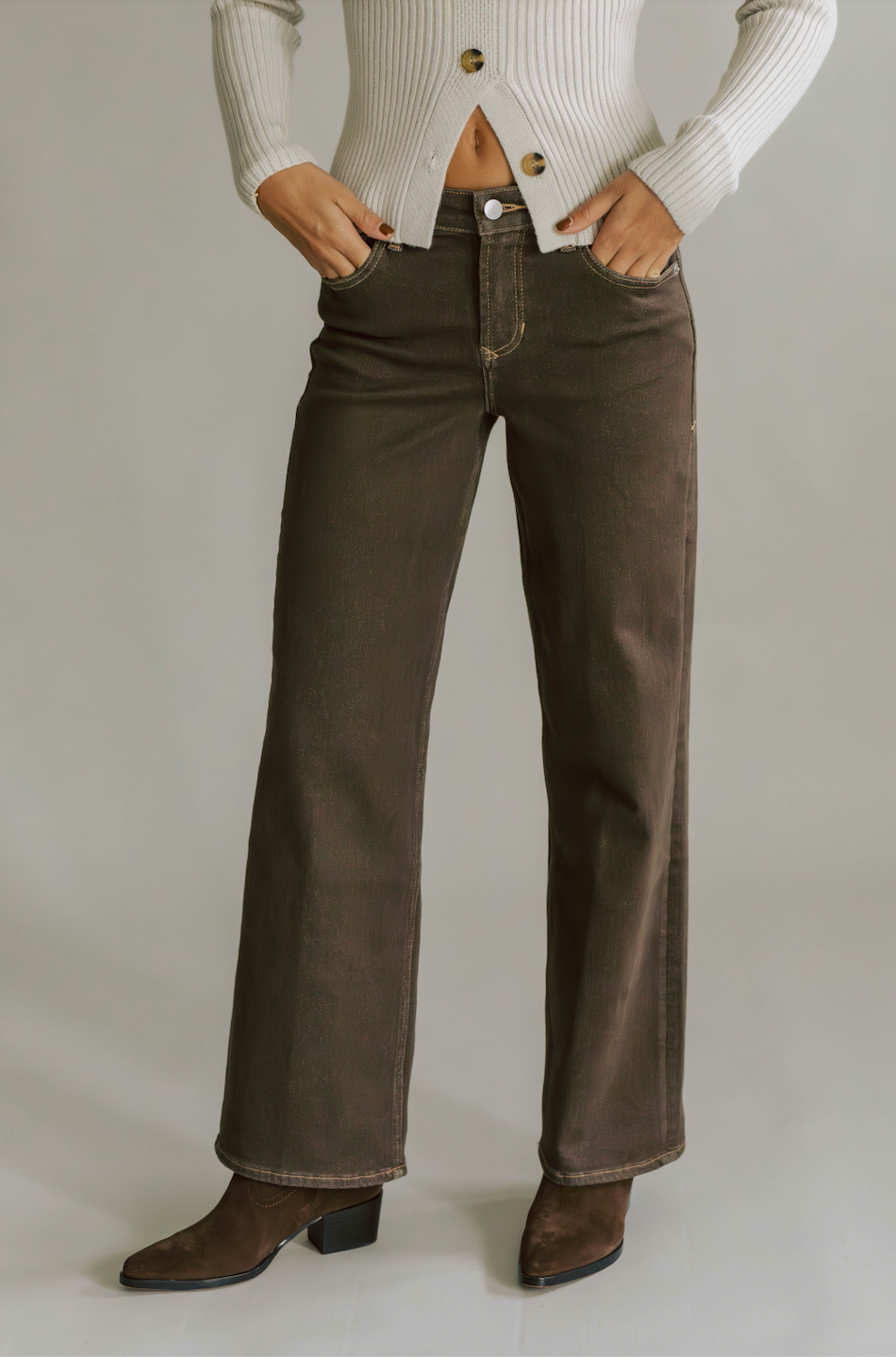 Pre-Order Taylor Chocolate Straight Jean