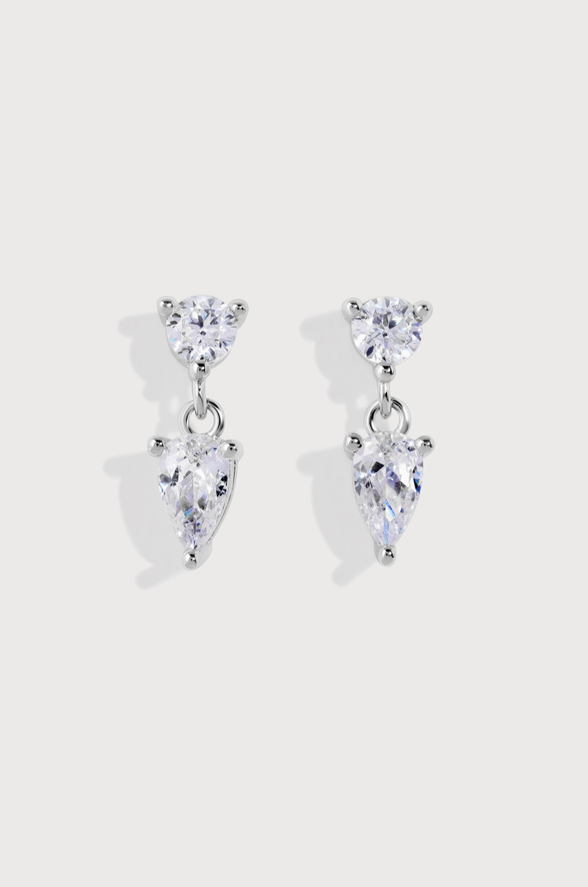 Fran Silver Stud Earring
