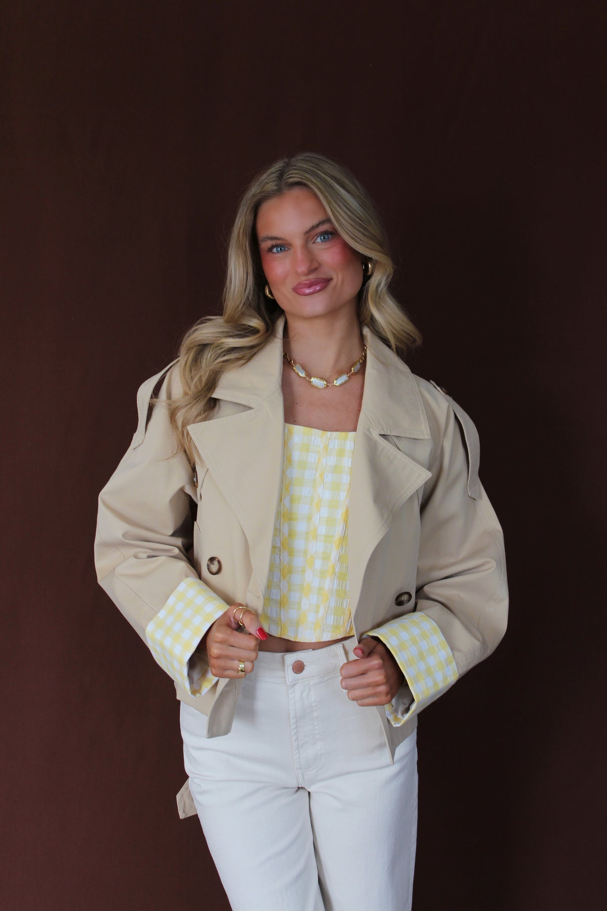 Alba Short Trench Jacket