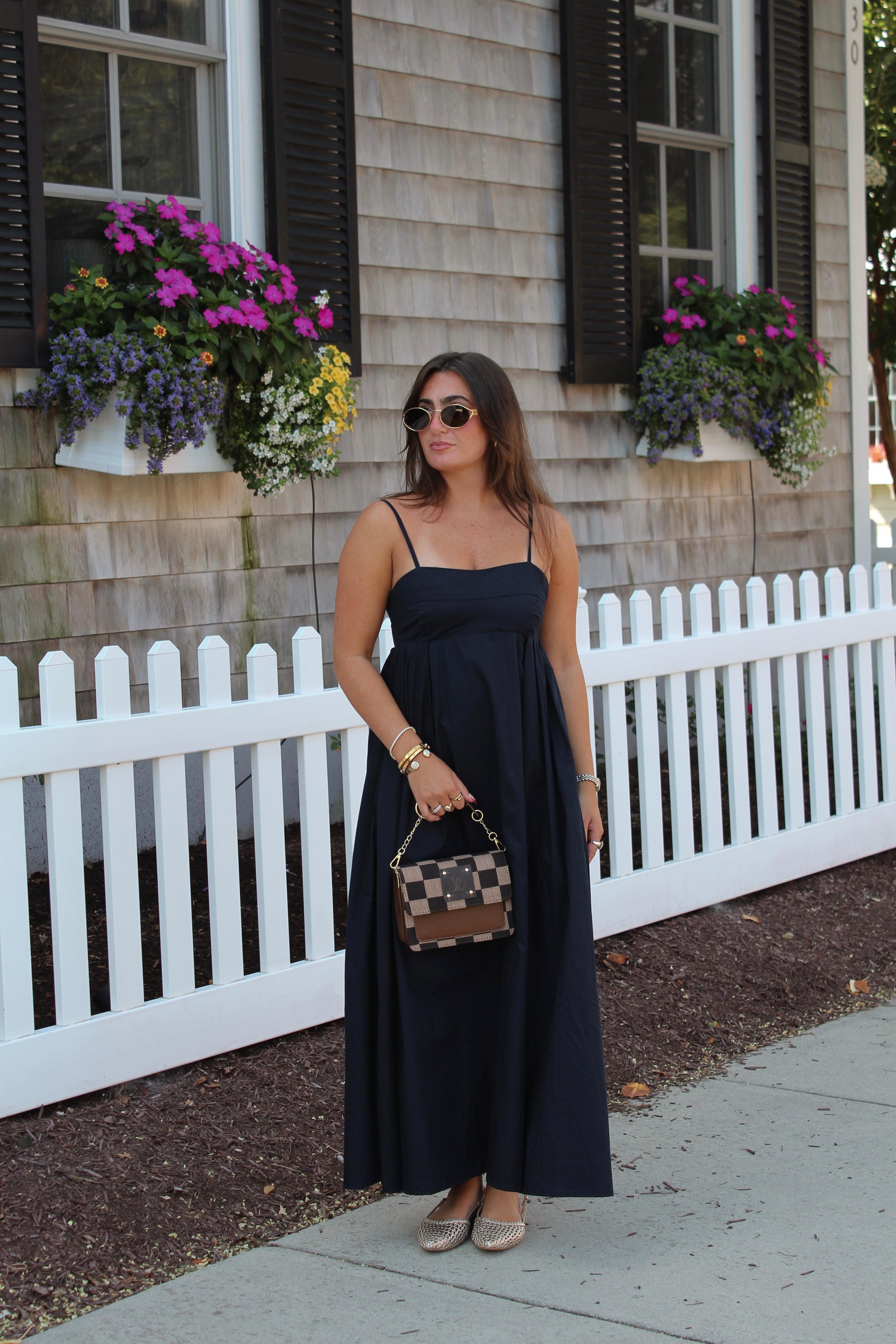 Empire Poplin Dress