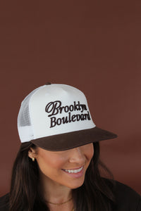 Brooklyn Blvd Embroidered Trucker Hat