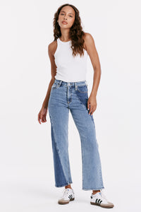 Holly High Rise Straight Jean- Limeral