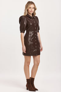 Rae Leather Dress